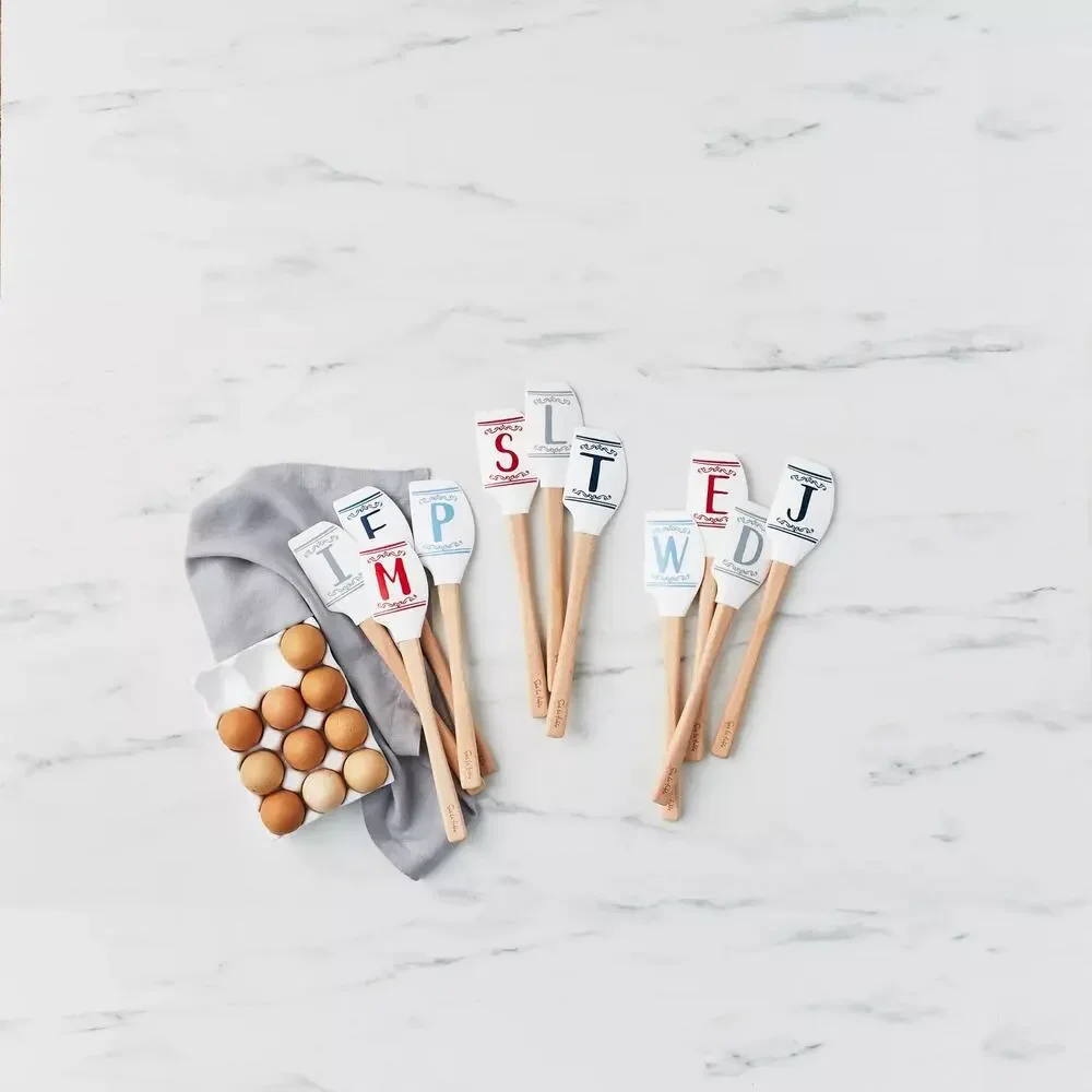 NEW Sur La Table Monogram Silicone Head Spatula Letter 
